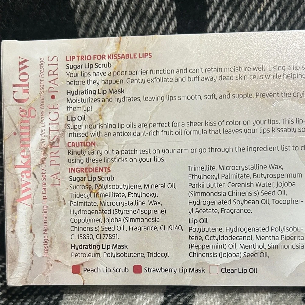 Awakening glow lip care set